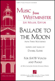 Ballade to the Moon SATB choral sheet music cover Thumbnail